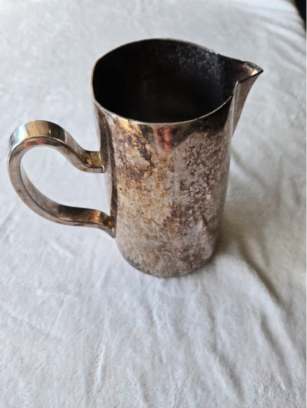 Vintage D.W. Haber & Son NY Silver Hotel Pitcher - Waldorf Astoria Pattern